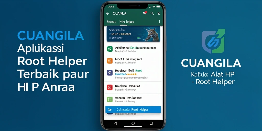 Antarmuka CUANGILA yang intuitif untuk pengguna Root Helper.