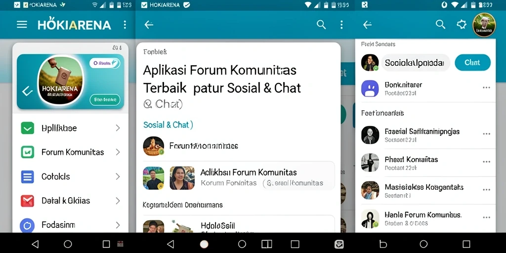 Antarmuka HOKIARENA yang bersih dan interaktif.