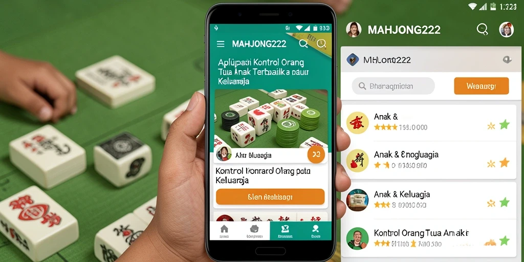 Tampilan antarmuka MAHJONG222 yang sederhana dan fungsional.