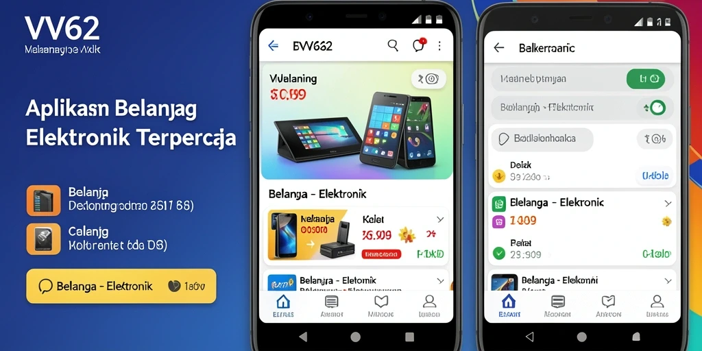 Tampilan antarmuka aplikasi VV62 yang ramah pengguna.