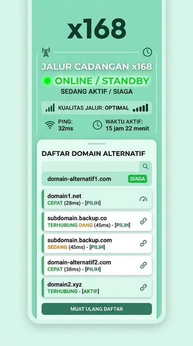 Link Alternatif x168 untuk Pengguna Android Indonesia